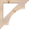 Ekena Millwork Westlake Traditional Smooth Bracket w/ Offset Brace, Douglas Fir, 5 1/2"W x 34"D x 34"H BKT0604X34X34WTL01SDF - alternate 4